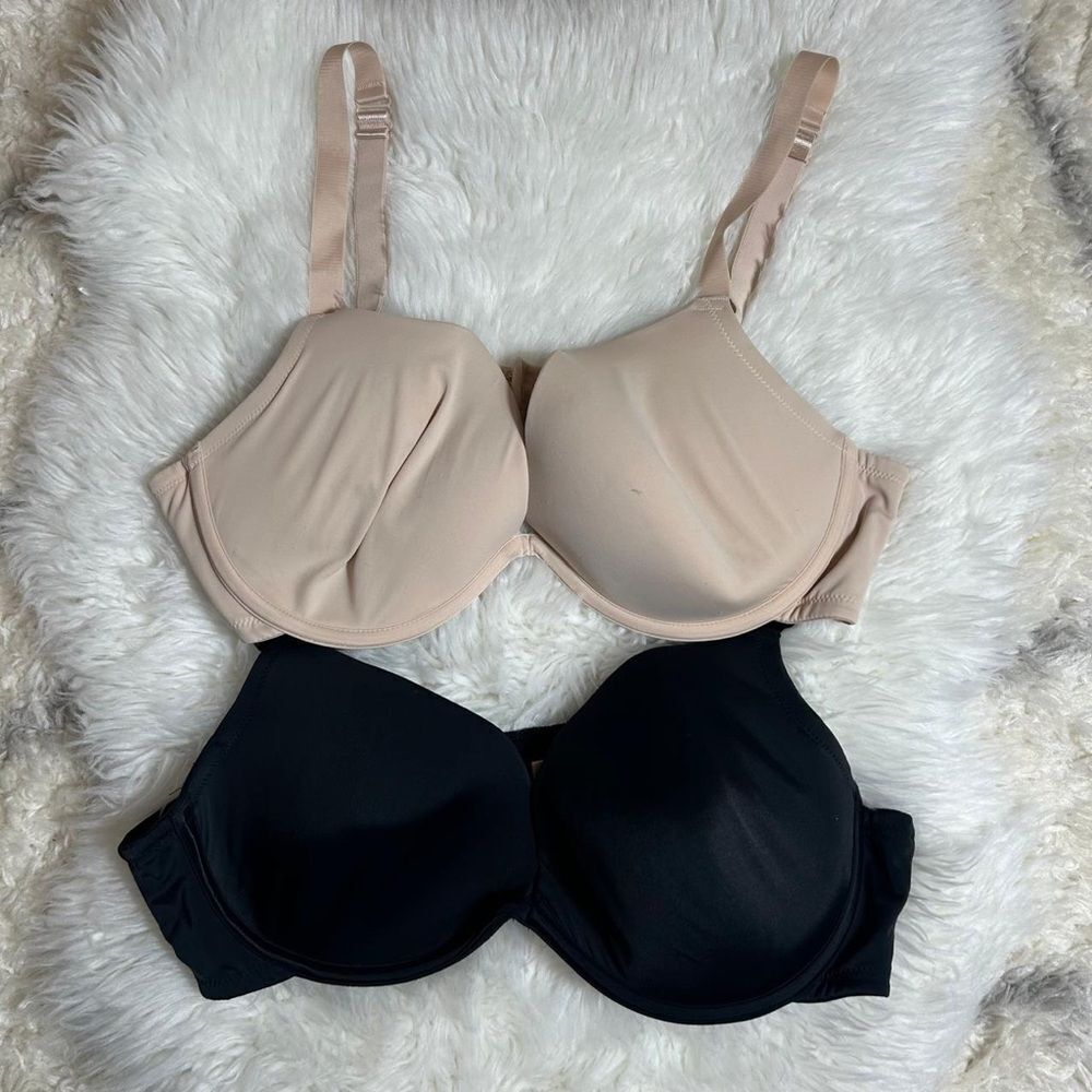Avenue Black and Tan Bras